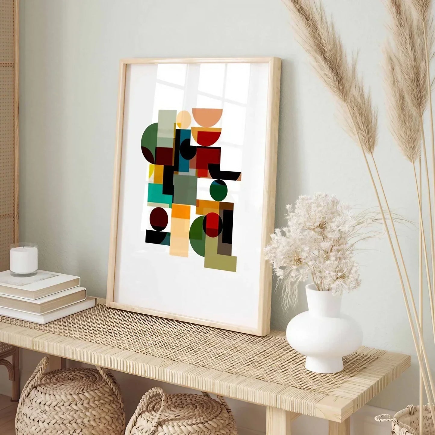 Color Block Art Extra Large Wall Frame