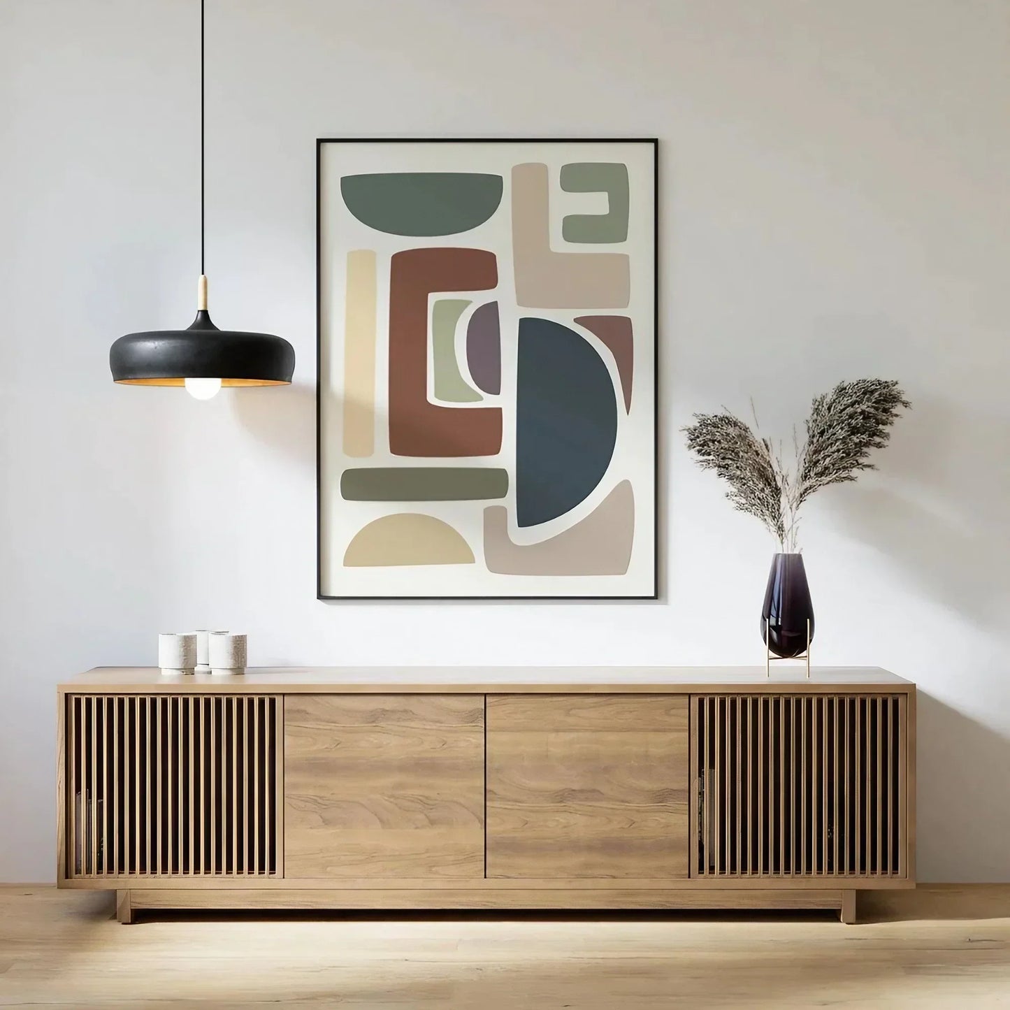 Earth Tone Modern Wall Decor Living Room Wall Frame