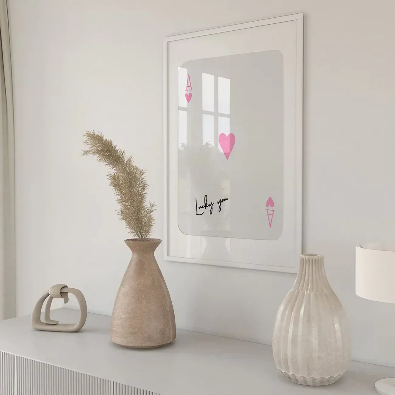 Lucky You Modern Wall Art Wall Frame