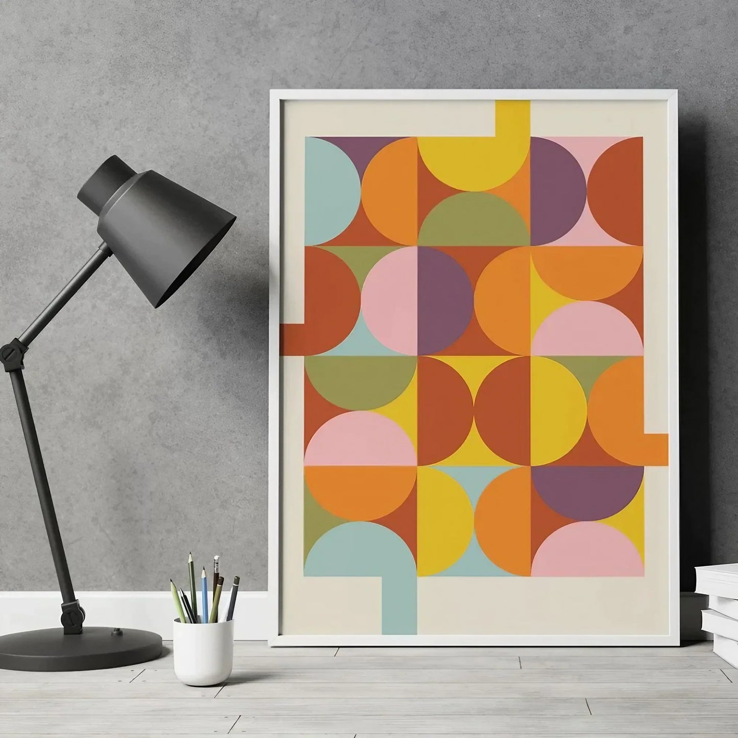 Mid Century Modern Wall Art Wall Frame