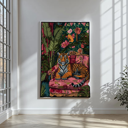 THE TIGER ON THE SOFA