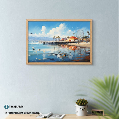 Santa Monica Pier Delight by Californian Kaleidoscope