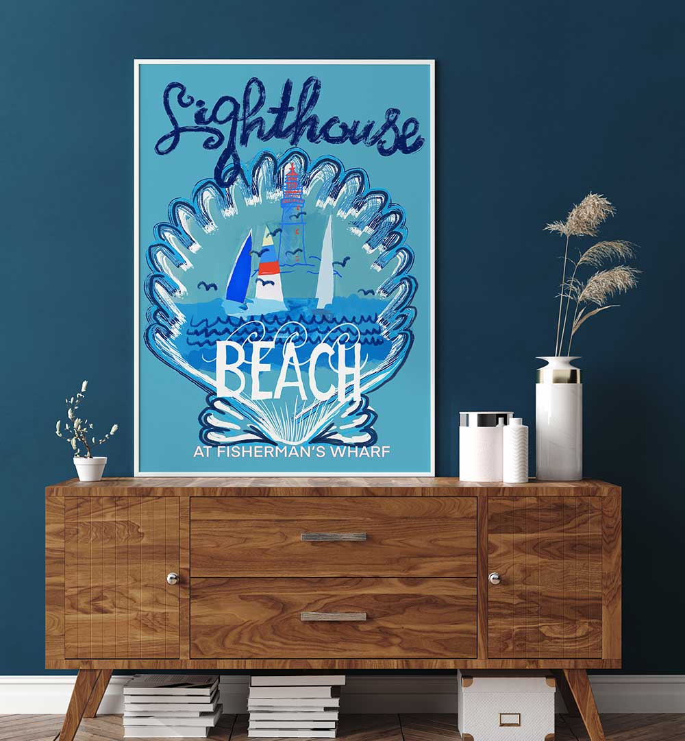 LIGHTHOUSE II , BEACH PAINTINGS