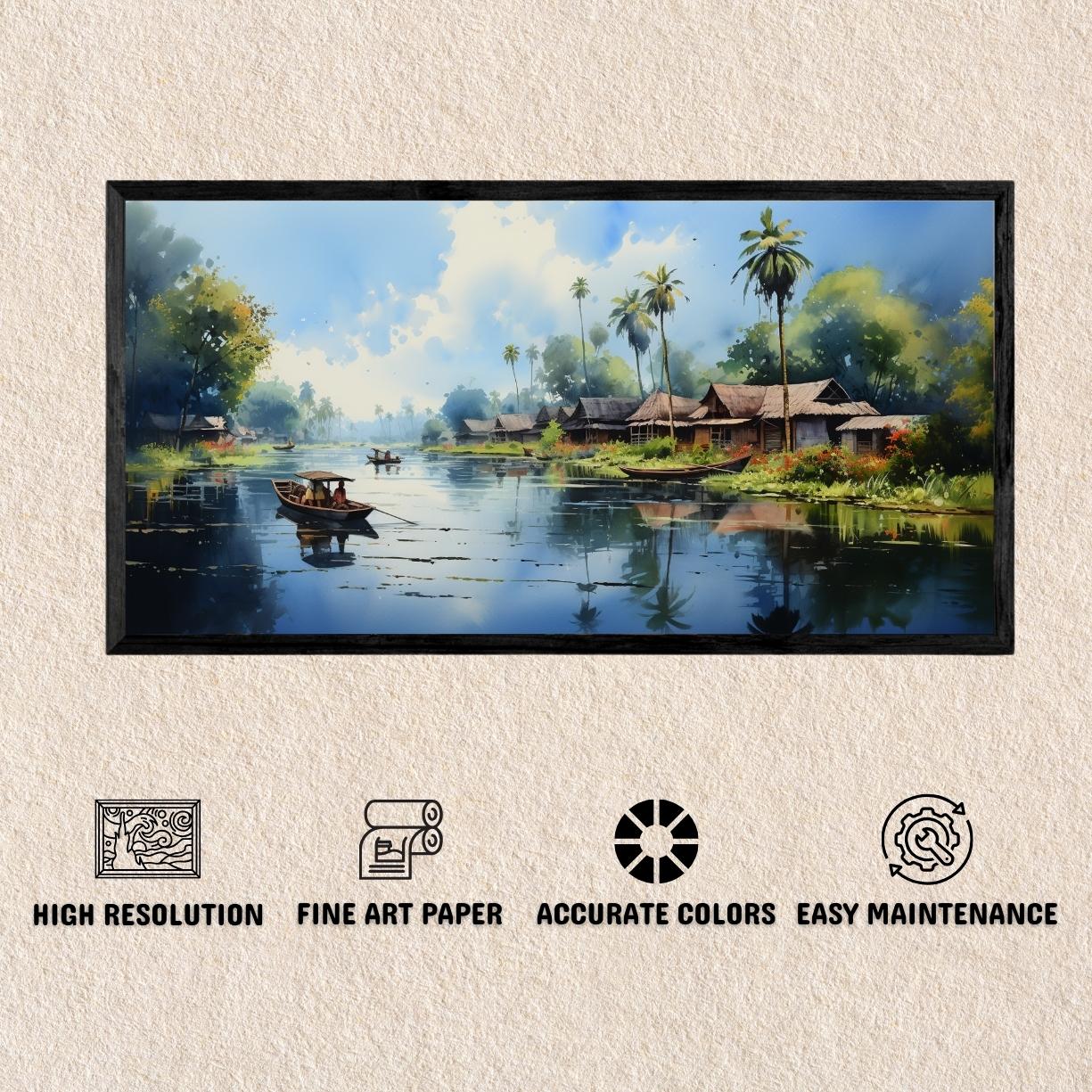 Life in Backwaters By Panoramic India