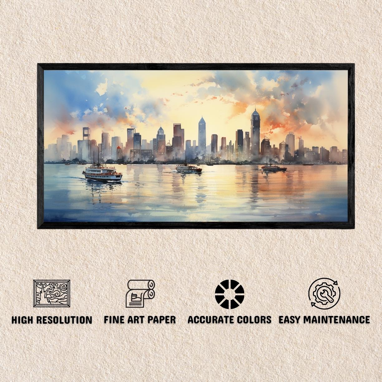 Bombay Skyline By Panoramic India