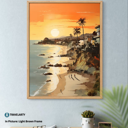 Malibu Beach Evening Stroll by Californian Kaleidoscope