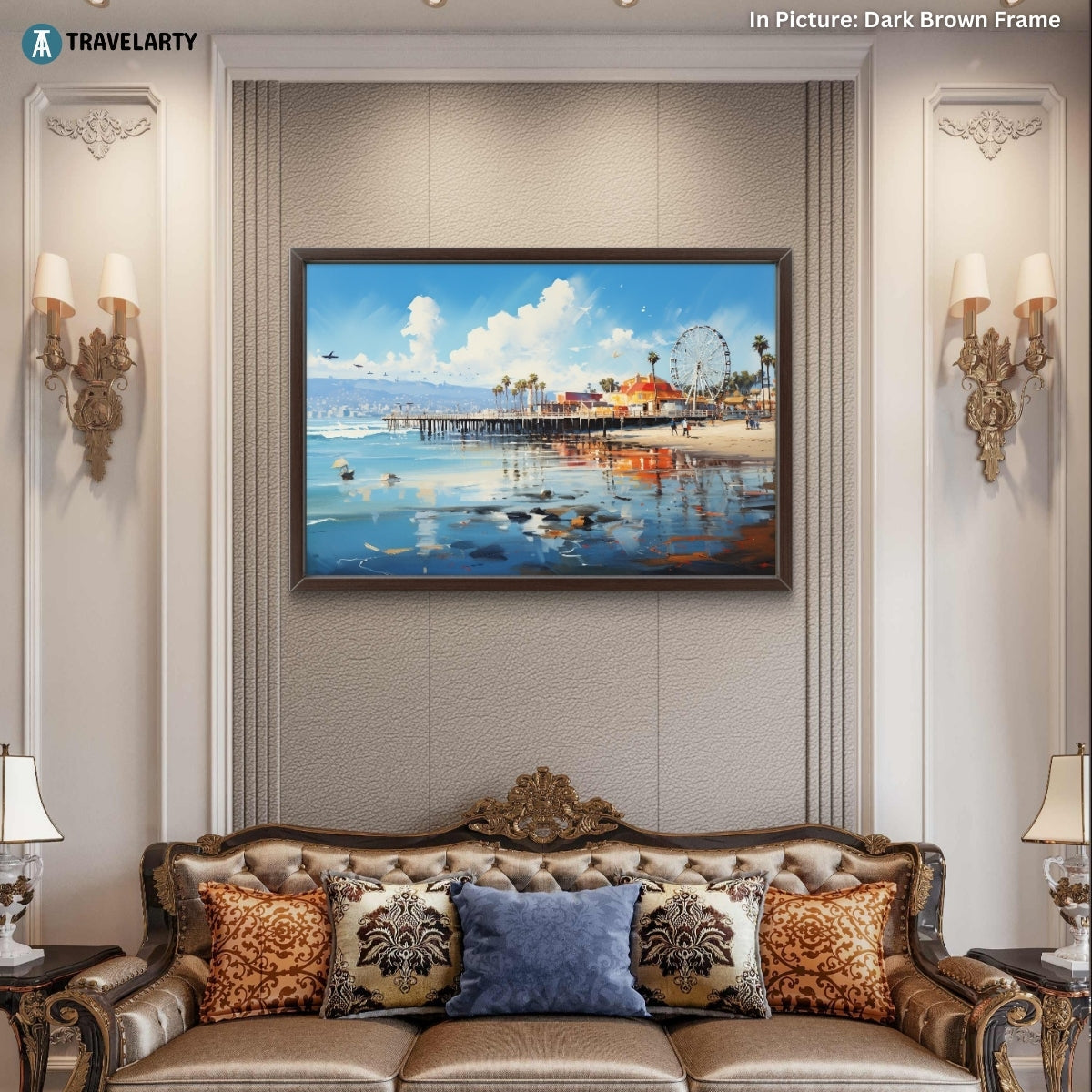 Santa Monica Pier Delight by Californian Kaleidoscope