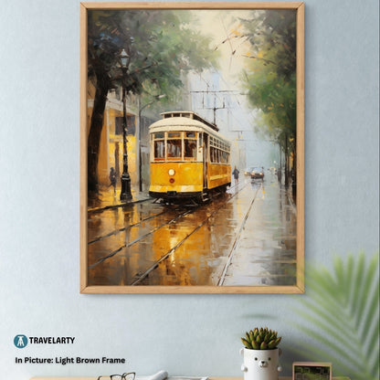 SFO Yellow Cable Car by Californian Kaleidoscope