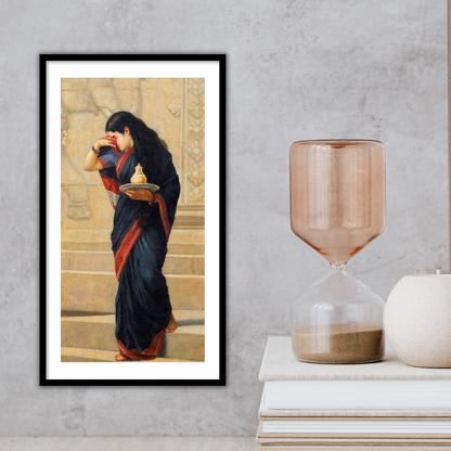 Sairandhri by Raja Ravi Varma Wall ARt Painting for Home Decor