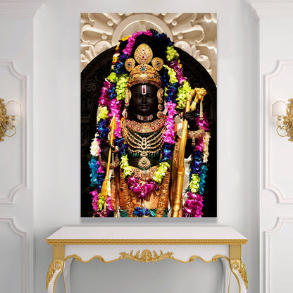 A Divine Encounter: A Ram Lalla Painting Print Canvas Framed Artwork That Captures the Heart