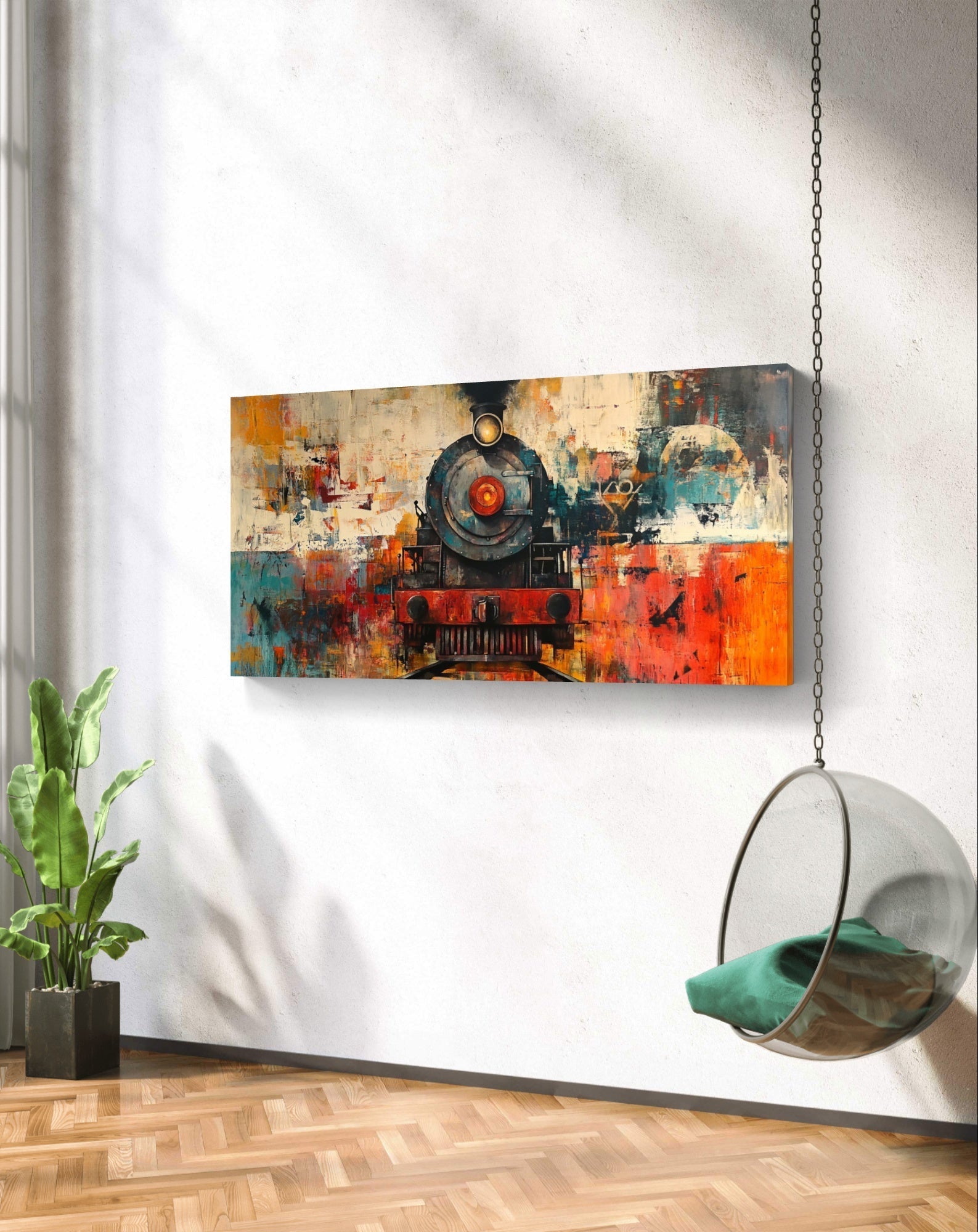 The Steam Locomotive by Pompidou Moderne