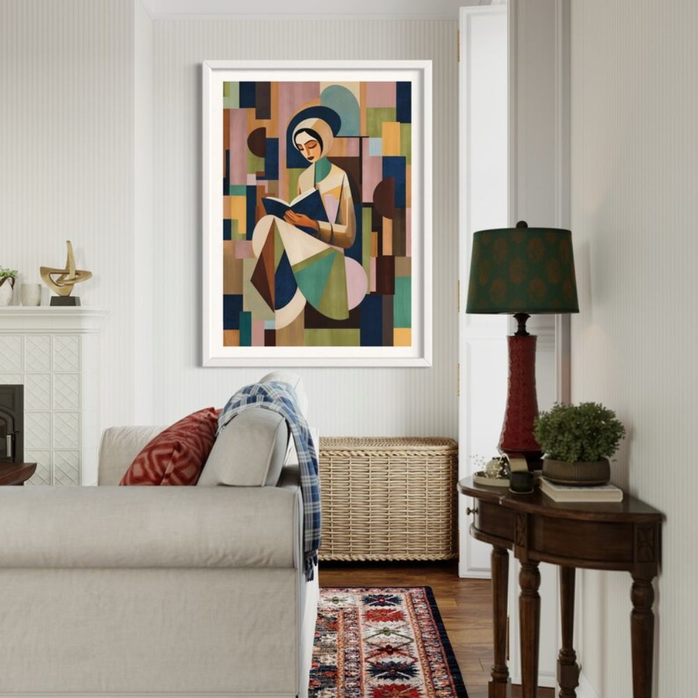 Book Girl Islamic Wall Art Wall Frames