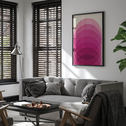 Pink Decor Hot Pink Bright Pink Wall Frame