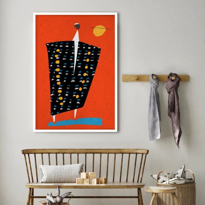 African Ethnic Wall Art Set of 3 Wall Frame