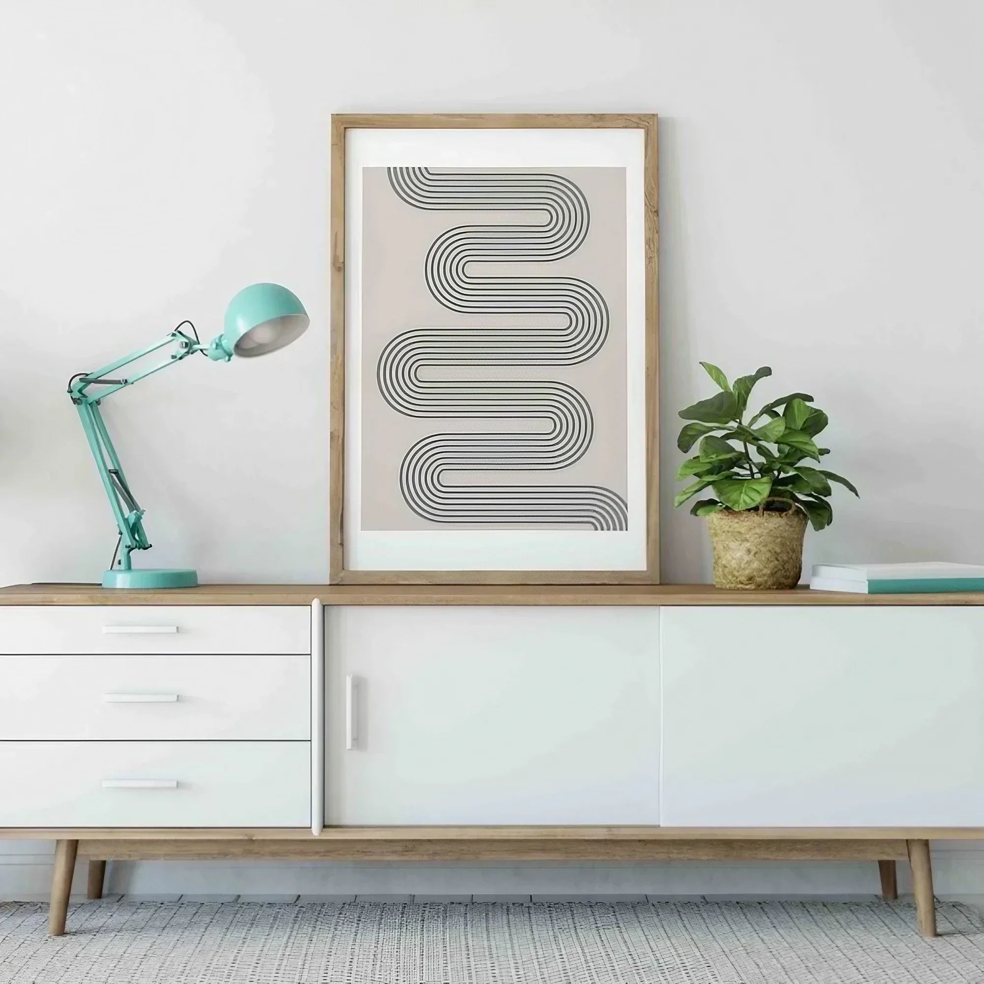 Neutral Morden Wall Frame