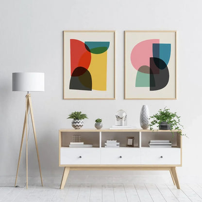 Bedroom Decor Mid Century Modern Wall Frame