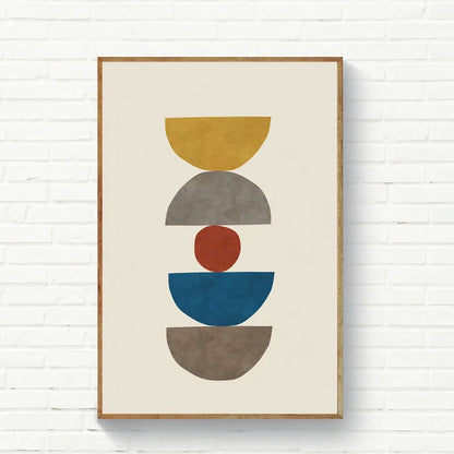 Colorful Modern Wall Art Set of 3 Wall Frames