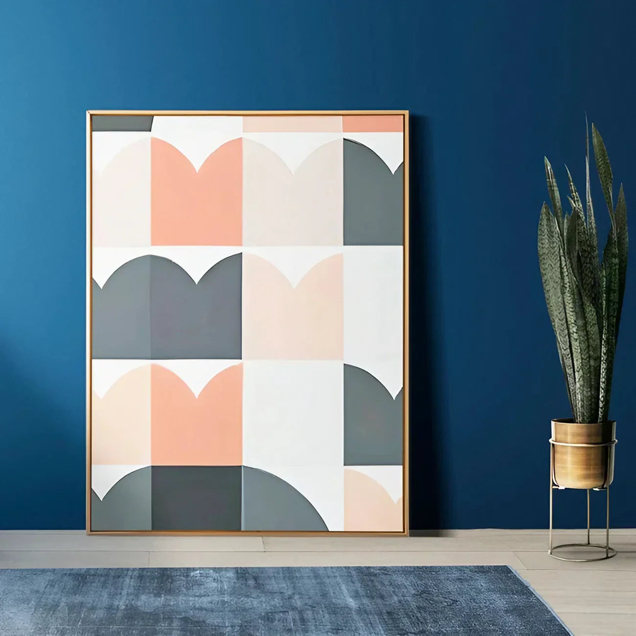 Geometrical 5 Color Minimalist Wall Frame