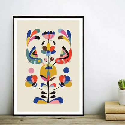 Bird Wall Art Human Face Home Decor Wall Frame