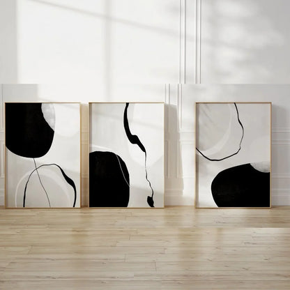 Modern Wall Art Set of 3 Wall Frame
