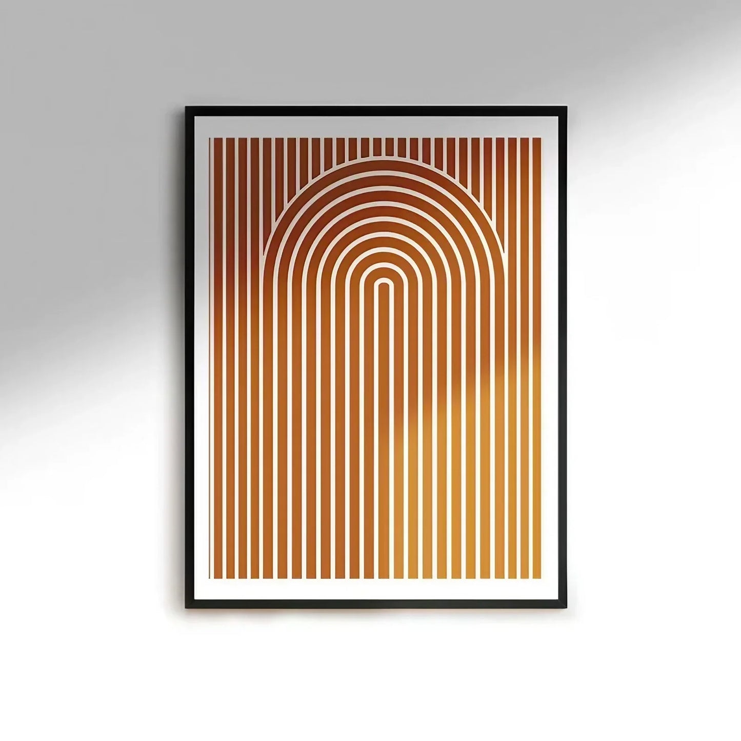 Mid Century Modern Wall Art Set of 3 Wall Frame