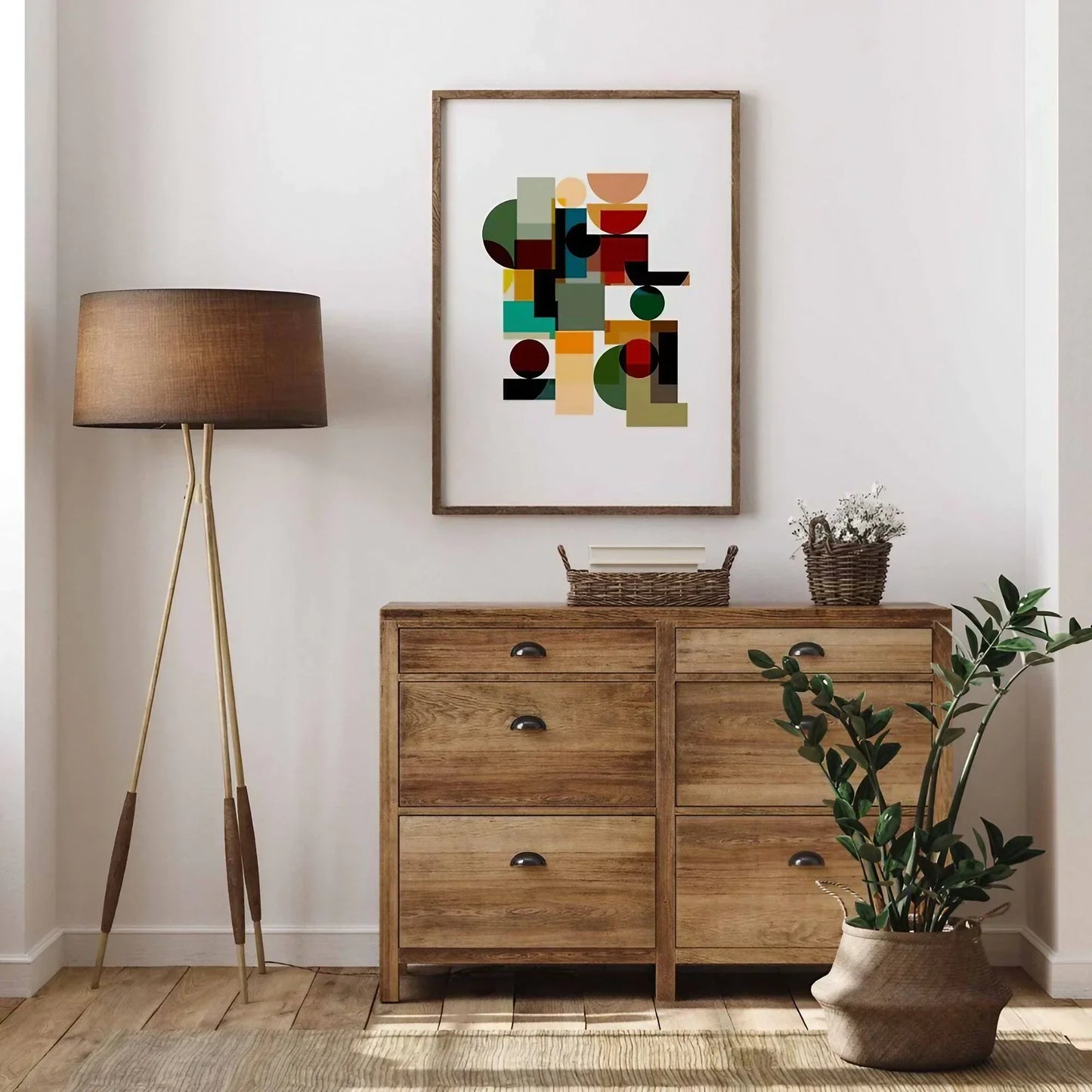Color Block Art Extra Large Wall Frame