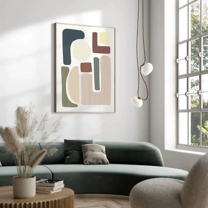 Earth Tone Modern Wall Decor Living Room Wall Frame