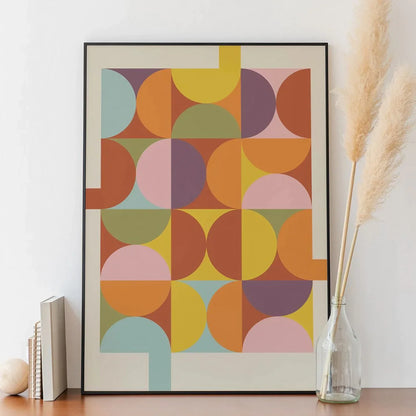 Mid Century Modern Wall Art Wall Frame