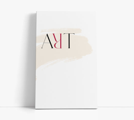 Art Typography Wall Art Print
