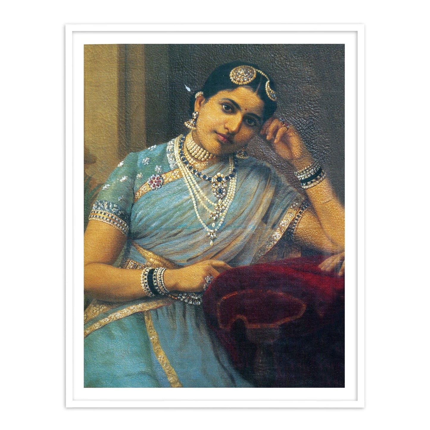 Raja & Rani of Kurupam by Raja Ravi Varma Wall Art for Home Decor