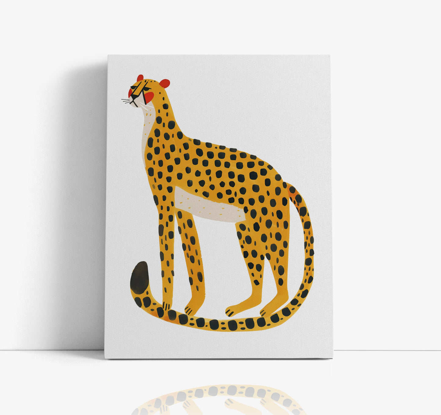 Cheetah Kids Wall Art Print