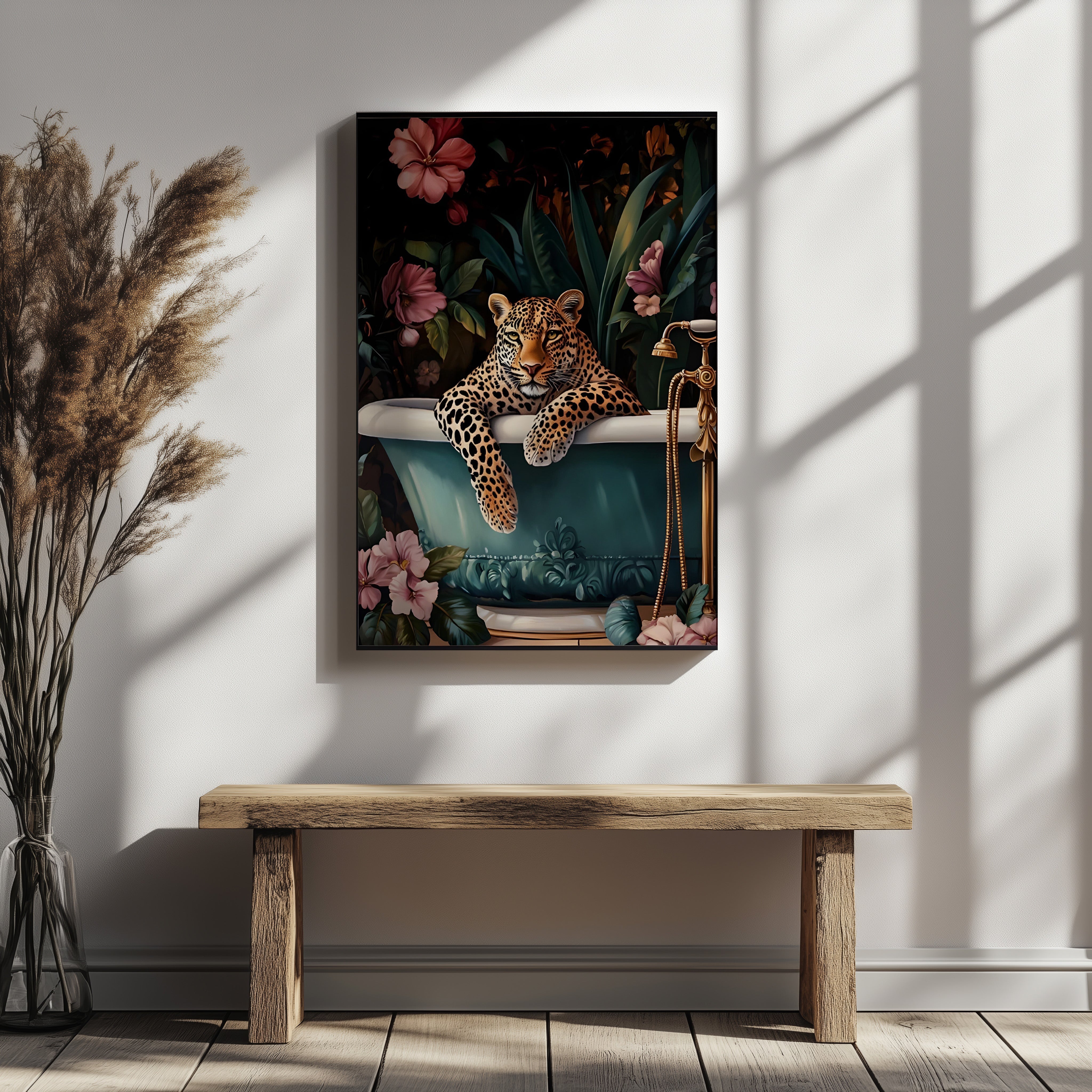 THE LEOPARD IN THE BATHTUB
