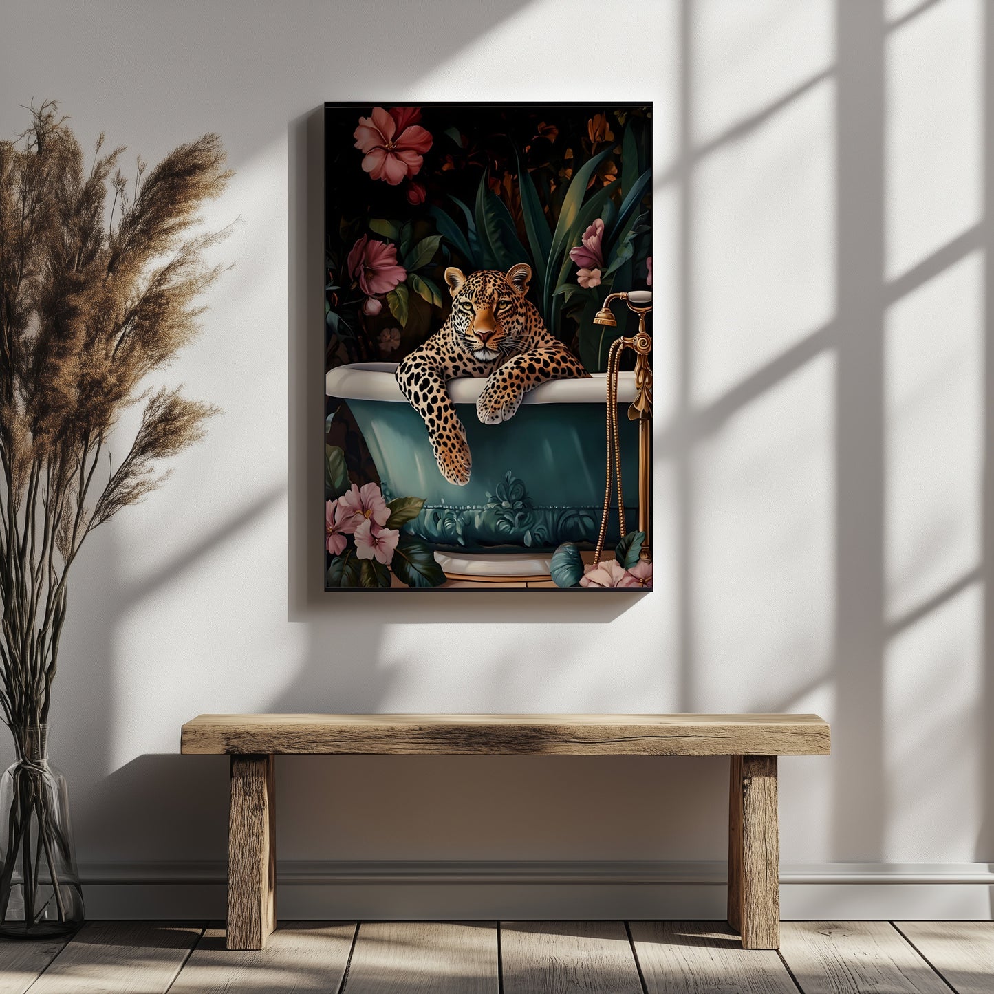 THE LEOPARD IN THE BATHTUB