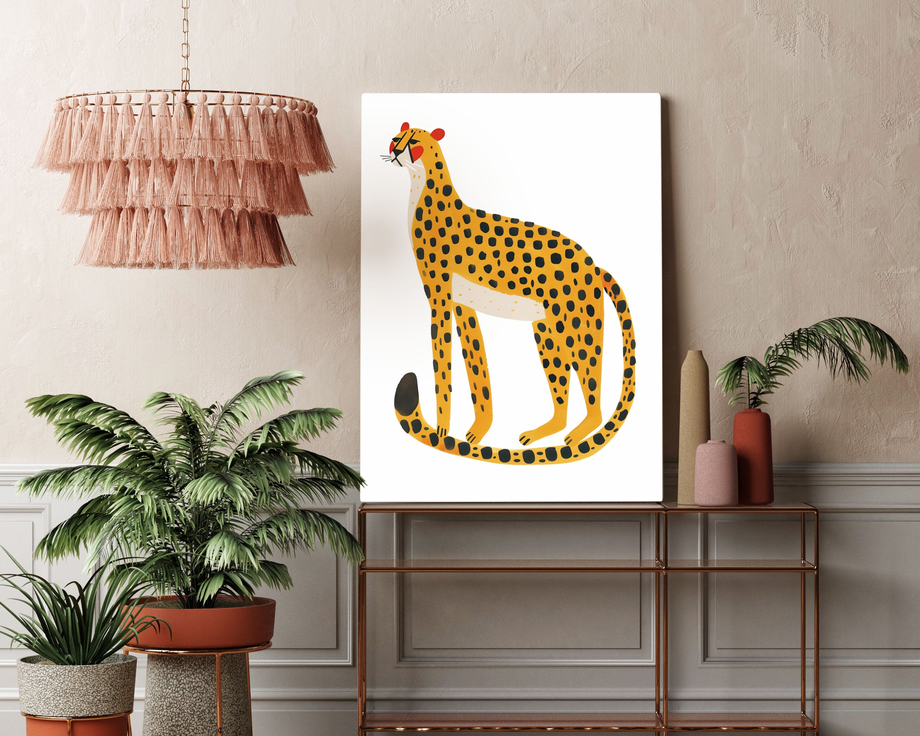Cheetah Kids Wall Art Print