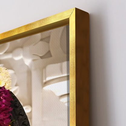 Blossoms for the Divine: A Glimpse into a Ram Lalla Painting Print Canvas Masterpiece Artwork