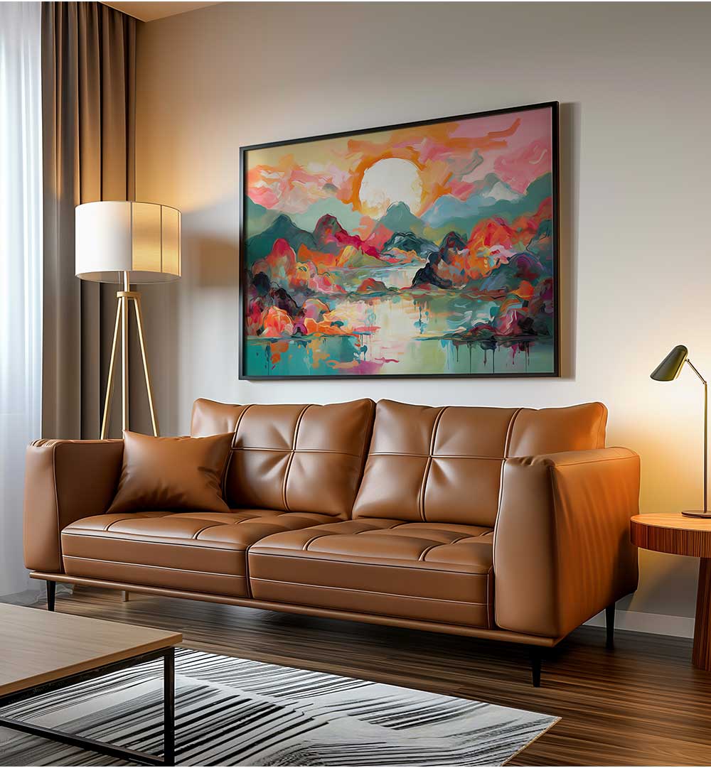 COLORFUL LANDSCAPE , LANDSCAPE PAINTINGS