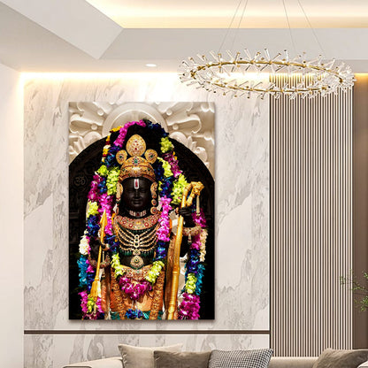 A Divine Encounter: A Ram Lalla Painting Print Canvas Framed Artwork That Captures the Heart