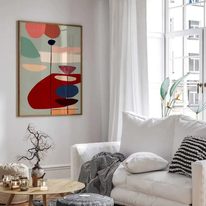 Blue Surreal Art Print Large Blue Wall Frame