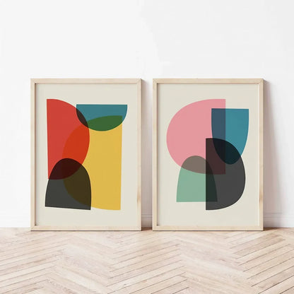 Bedroom Decor Mid Century Modern Wall Frame