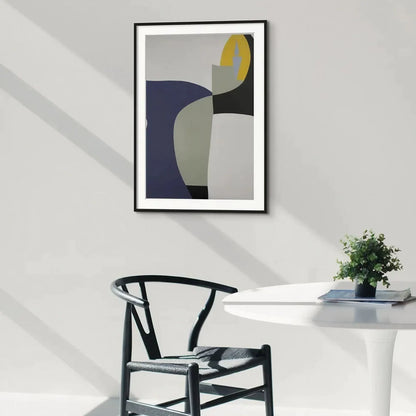 Colorful geometry minimalist abstract Wall Frame