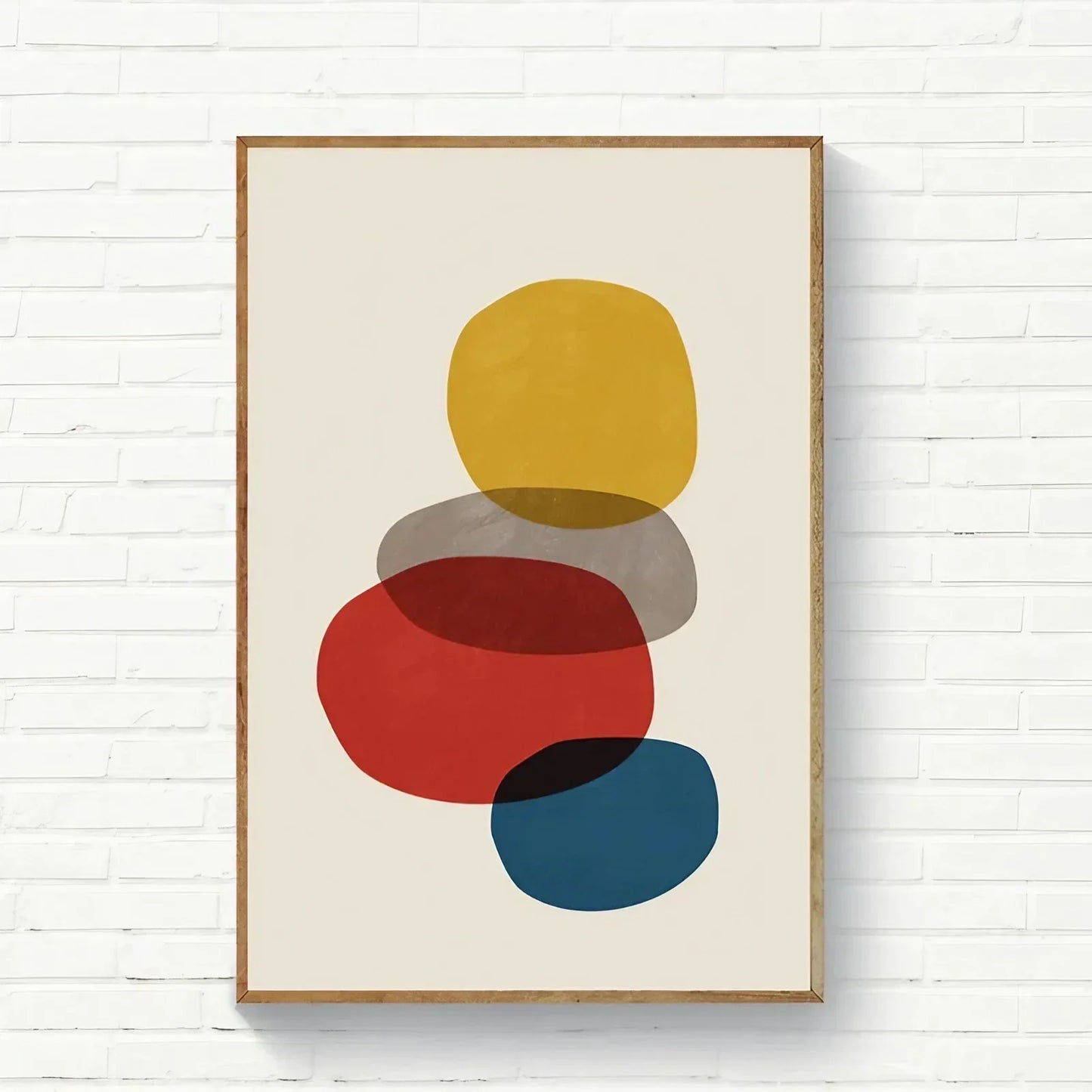 Colorful Modern Wall Art Set of 3 Wall Frames