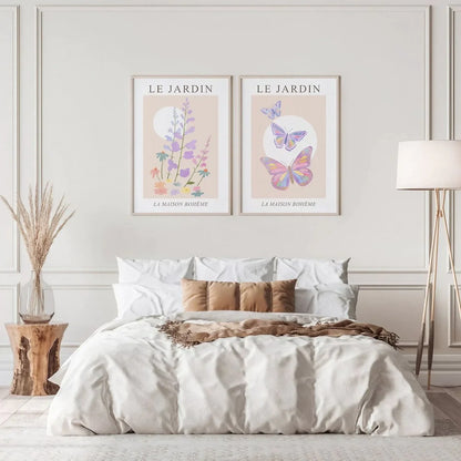 Floral Frame Wall Art Set of 2