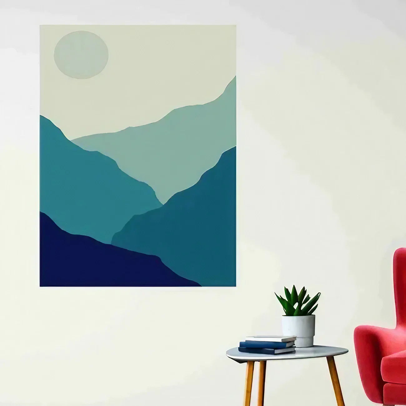Mountains Abstract Landscape Wall Art Wall Frames