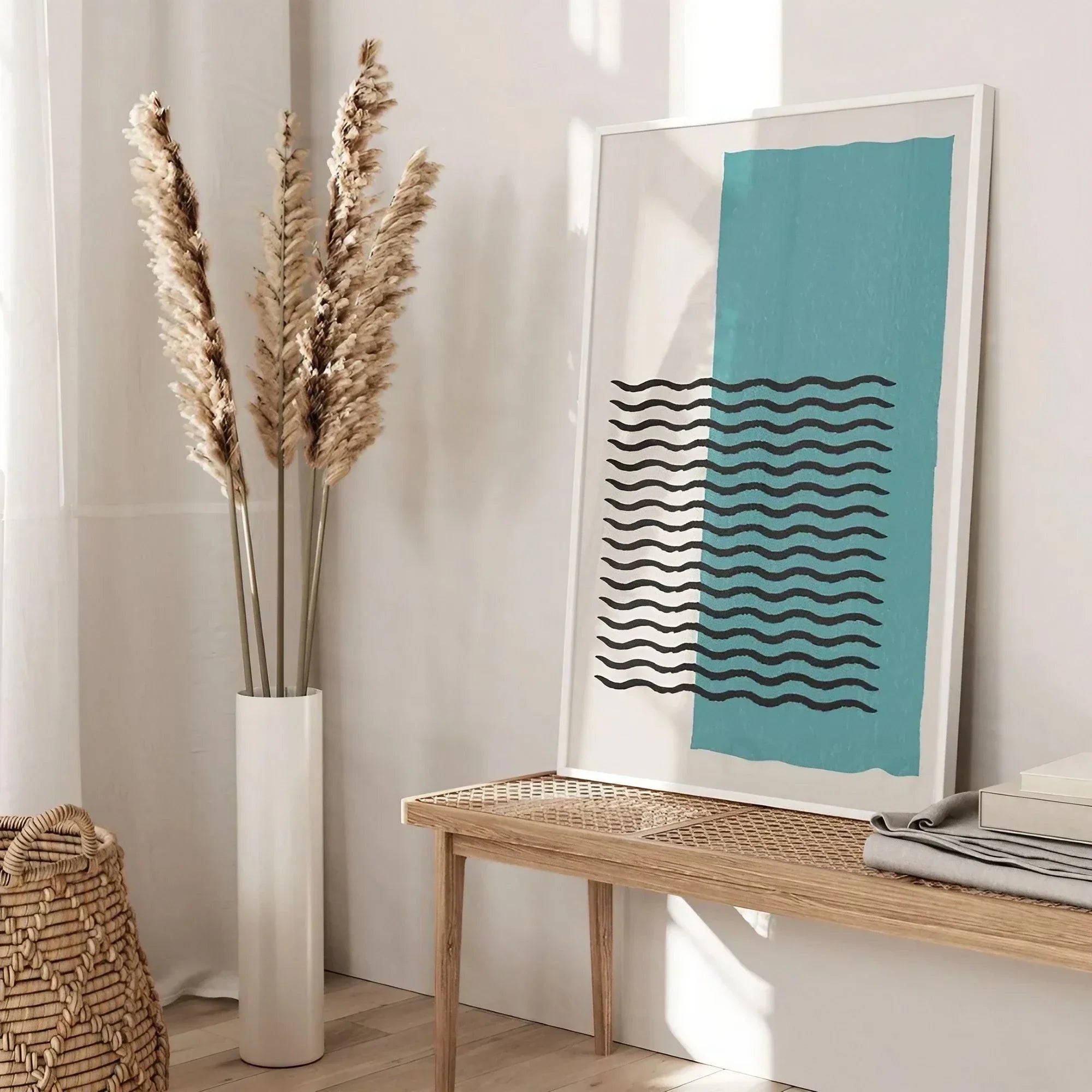 Mid Century Modern Wall Art Set of 3 Wall Frame