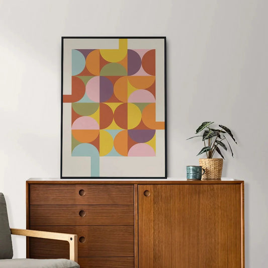 Mid Century Modern Wall Art Wall Frame