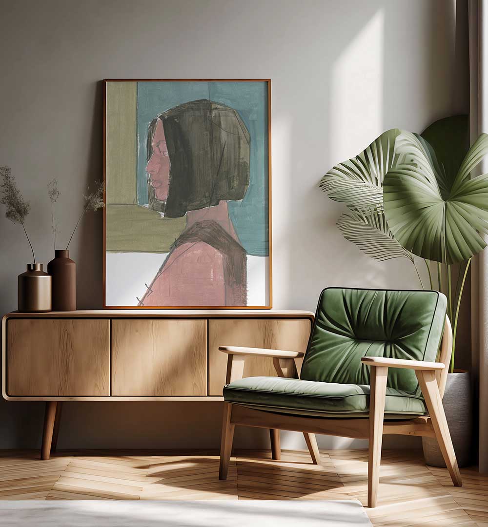 FEMALE PORTRAIT I , PORTRAITS & FIGURATIVE ILLUSTRATIONS