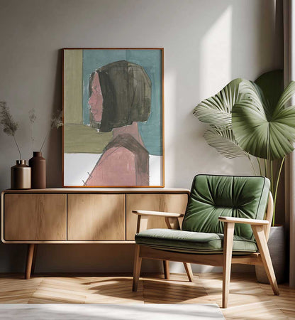 FEMALE PORTRAIT I , PORTRAITS & FIGURATIVE ILLUSTRATIONS