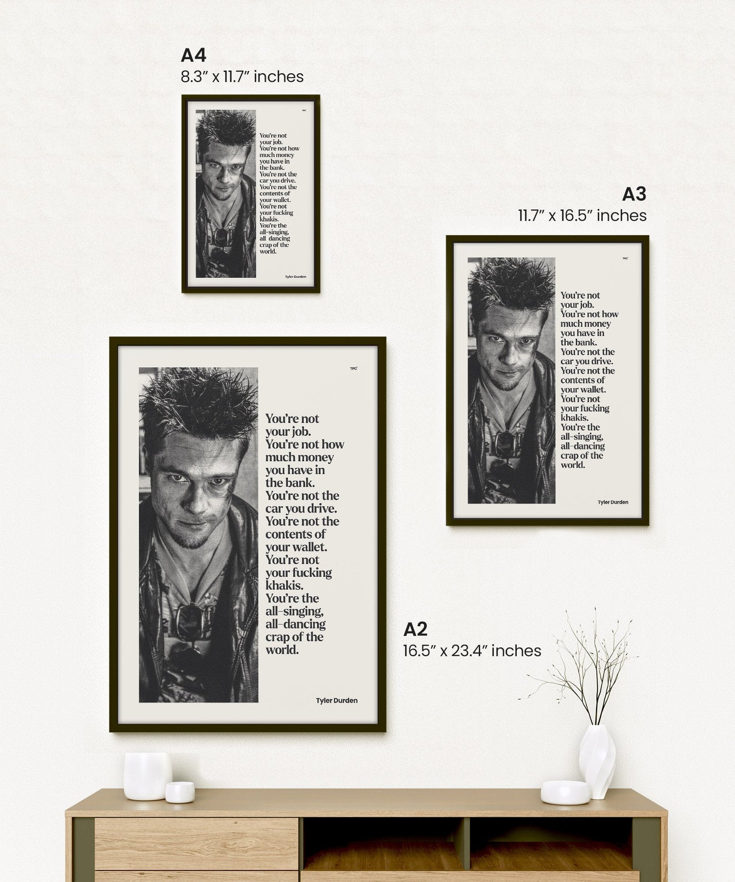 Tyler Durden - Fight Club Poster