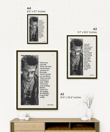 Tyler Durden - Fight Club Poster