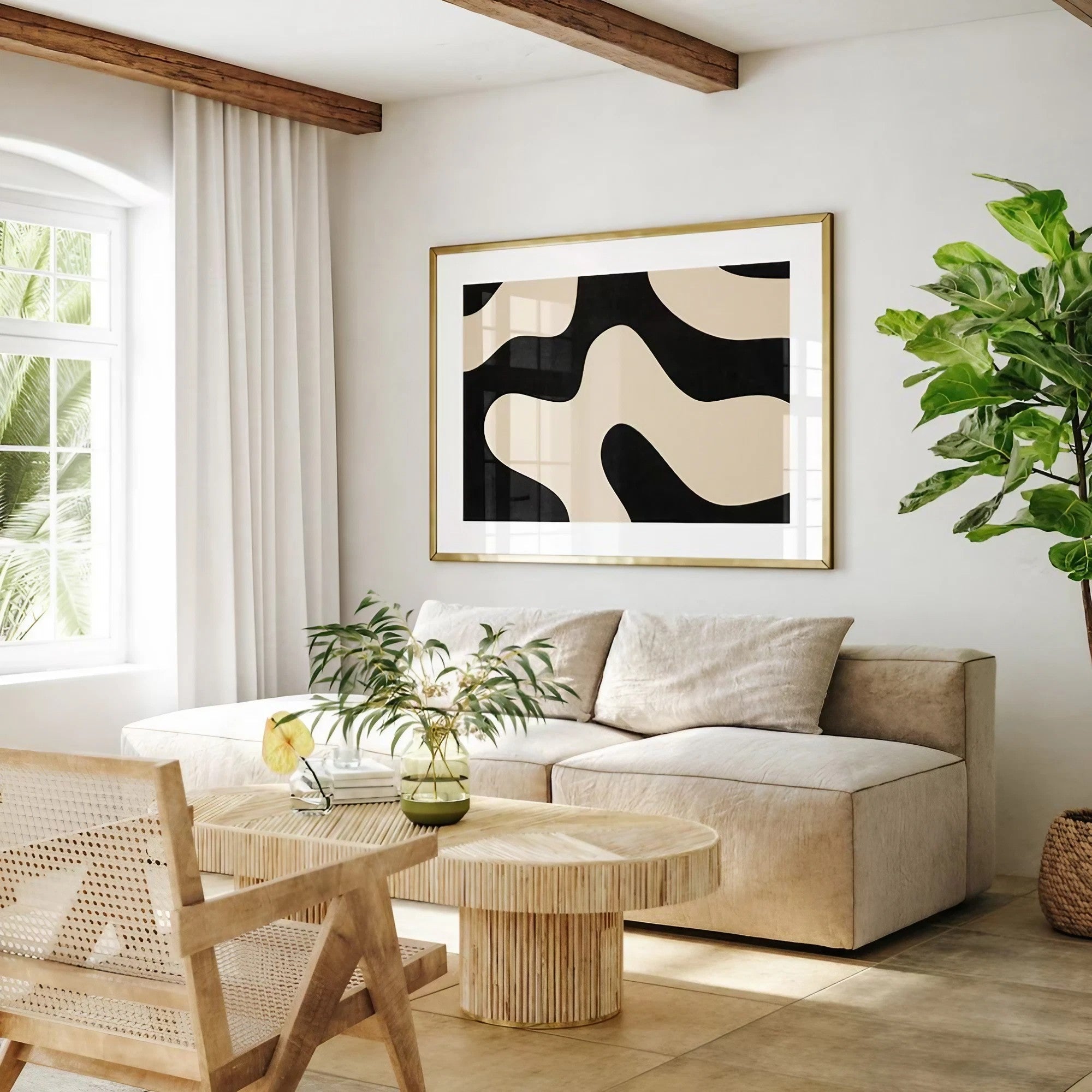 Mid Century Modern Wall Art Wall Frame